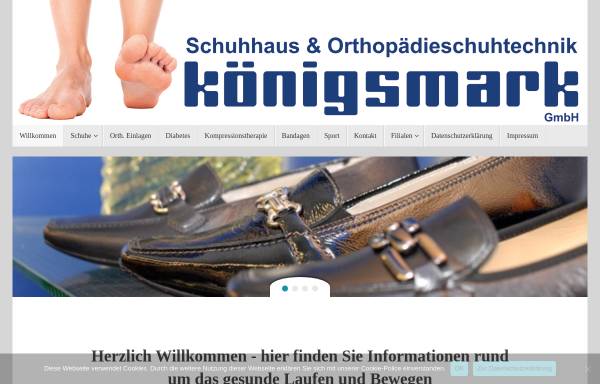 Vorschau von www.schuhhaus-koenigsmark.de, Schuhhaus Königsmark GmbH