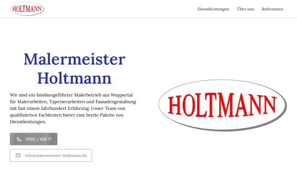 Vorschau von www.malermeister-holtmann.de, Maler- und Lackierermeister Dierk Holtmann