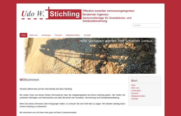 Vorschau von www.vermessung-stichling.de, Wolfgang & Udo Stichling