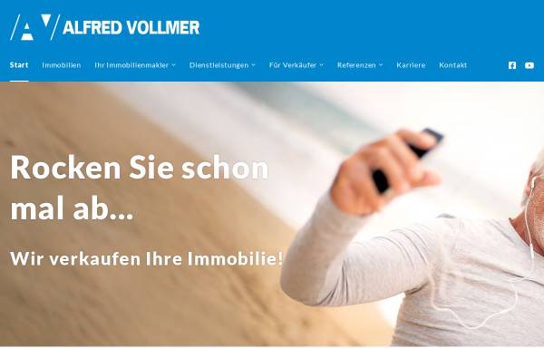 Vorschau von www.vollmer-moebius.de, Alfred Vollmer Immobilien KG & Möbius Immobilien GmbH