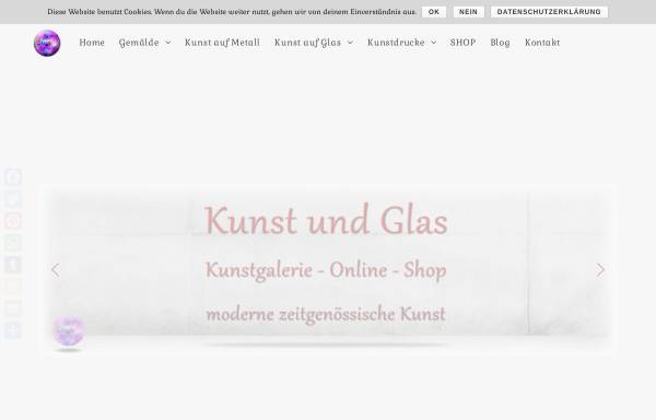 Vorschau von www.kunstundglas.com, Erhard Wagner, Kunst und Glas