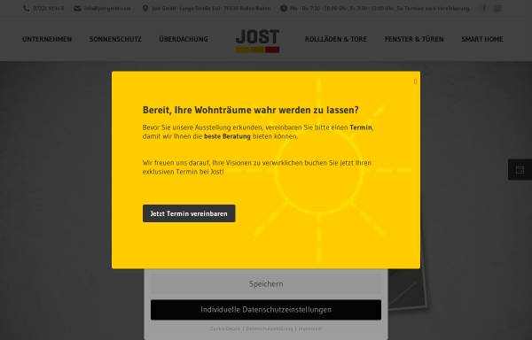 Vorschau von www.jost-rolladenbau.de, Jost GmbH