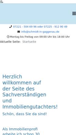 Immobiliengutachter und Sachverständige Jürgen Schmidt