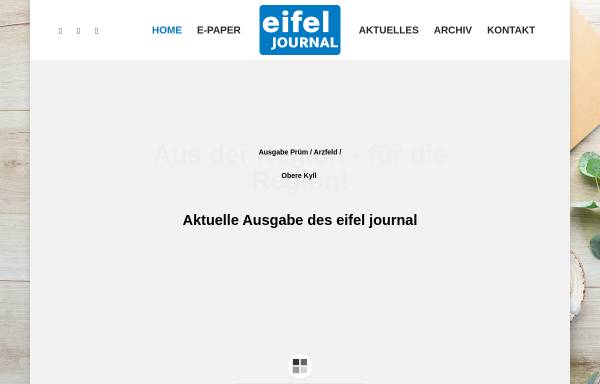 Vorschau von www.eifel-journal.de, Eifel Journal
