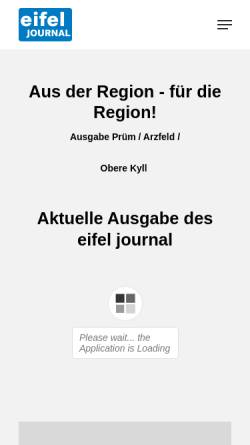 Vorschau der mobilen Webseite www.eifel-journal.de, Eifel Journal