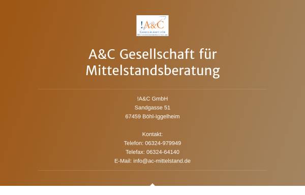 Vorschau von www.ac-mittelstand.de, A&C Mittelstandsberatung