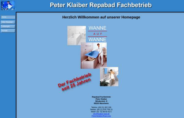 Vorschau von www.klaiber-bad.de, Peter Klaiber