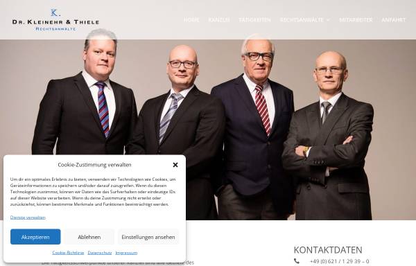 Vorschau von www.drkleinehr.de, Rechtsanwälte Dr. Kleinehr & Thiele