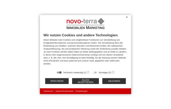 Vorschau von www.novo-terra.de, Novo-Terra GmbH