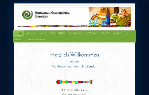 Vorschau von www.montessori-gs-eilendorf.de, Montessori Grundschule Eilendorf