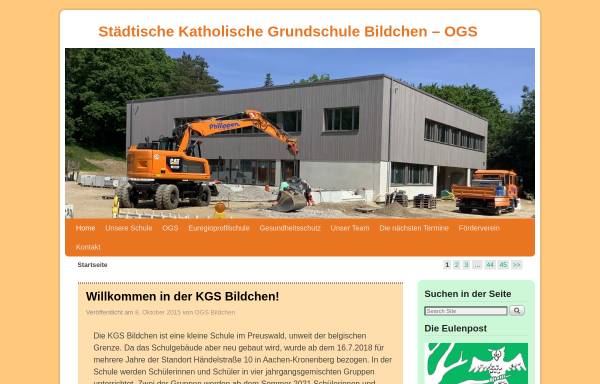 Vorschau von www.kgs-bildchen.de, Städtische Katholische Grundschule Bildchen