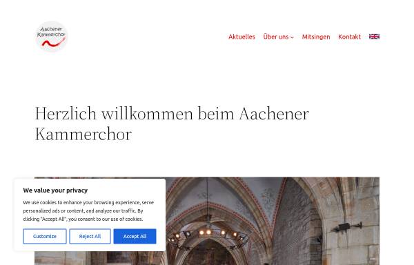 Vorschau von aachener-kammerchor.de, Aachener Kammerchor