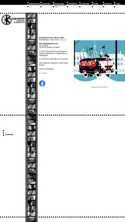 Vorschau der mobilen Webseite www.kaleidoskop-ac.de, Kaleidoskop Filmforum in Aachen e.V.