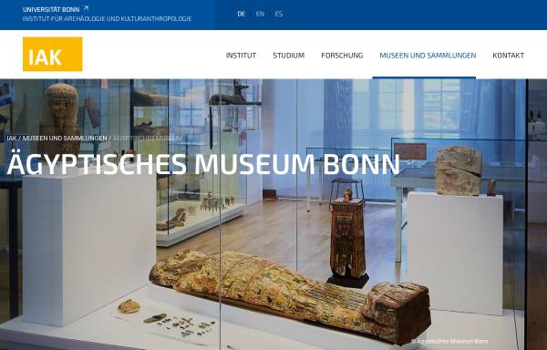 Vorschau von www.aegyptisches-museum.uni-bonn.de, Ägyptisches Museum der Universität Bonn