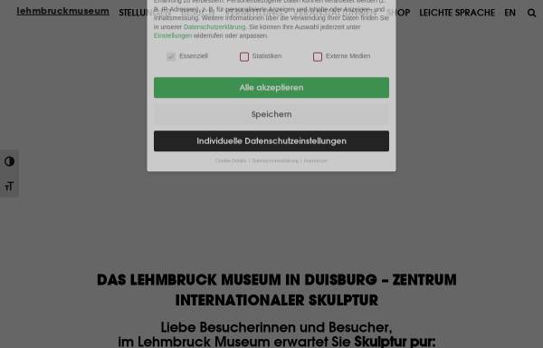 Vorschau von lehmbruckmuseum.de, Stiftung Wilhelm Lehmbruck Museum