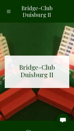 Vorschau der mobilen Webseite www.bridgeclub-duisburg2.de, Bridge-Club Duisburg II