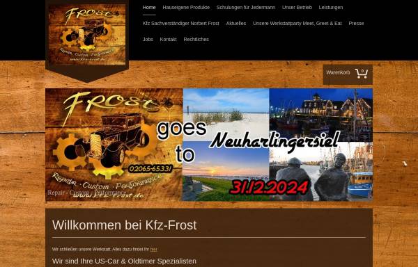 Vorschau von www.kfz-frost.de, Karosserie- & Fahrzeugtechnik Frost