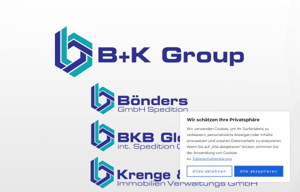 Vorschau von www.bk-group.de, B+K Group