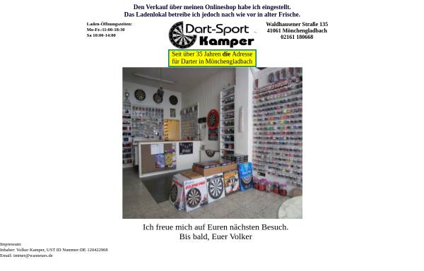 Vorschau von www.dartzubehoer.de, Dart-Sport Kamper