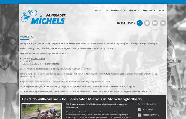Vorschau von www.fahrrad-michels.de, Fahrräder Michels
