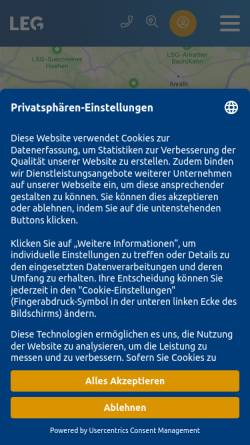 Vorschau der mobilen Webseite www.gladbau.de, Gladbau - Baubetreuungs- und Verwaltungs GmbH