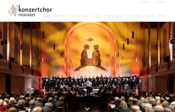 Vorschau von www.konzertchor-muenster.de, Konzertchor Münster