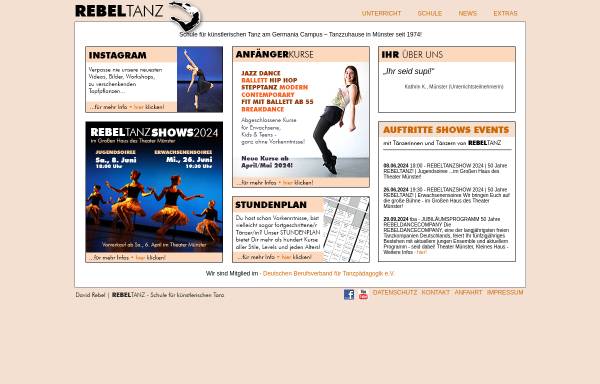 Vorschau von www.rebeltanz.de, Rebeltanz - Schule für künstlerischen Tanz