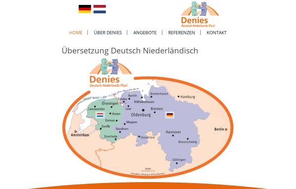Vorschau von www.denies.de, Deutsch-Niederländische Servicecenter (DENIES)