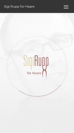 Vorschau der mobilen Webseite www.sigirupp.de, Sigi Rupp für Haare