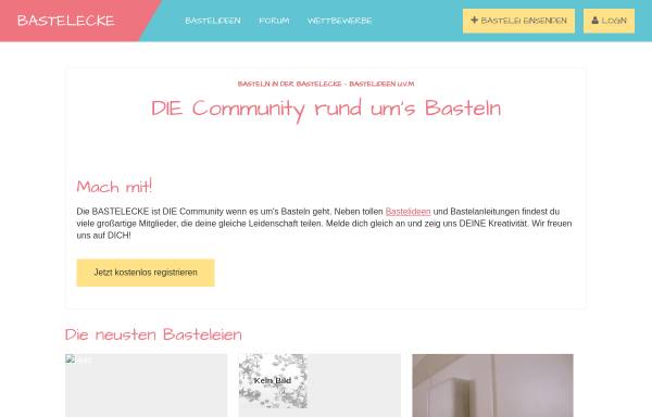 Vorschau von www.bastelecke.de, Bastelecke