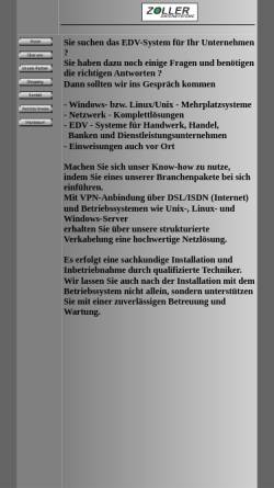 Vorschau der mobilen Webseite www.zoller-datensysteme.de, Zoller-Datensysteme