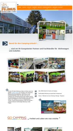 Vorschau der mobilen Webseite www.feldhus-camping.de, Bernd Feldhus GmbH & Co. KG