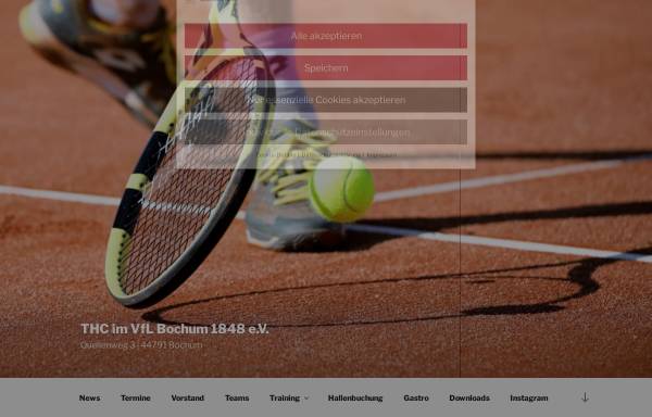 Vorschau von www.vflbochum-tennis.de, THC -VfL Bochum