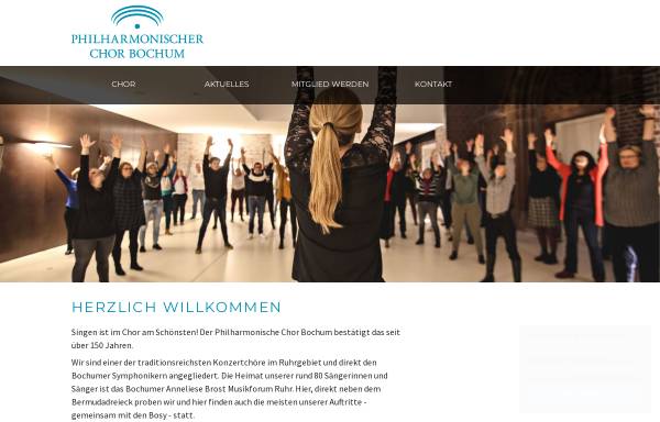 Vorschau von www.philharmonischer-chor-bochum.de, Philharmonischer Chor Bochum
