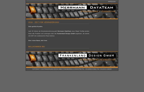 Vorschau von www.datateam.de, Ingenieurbüro Herrmann DataTeam