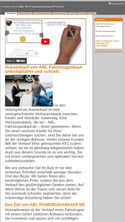 Vorschau der mobilen Webseite www.abl-fahrzeugankauf.de, A.B.L. Auto-Ankauf