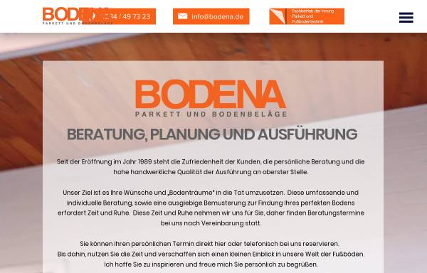 Vorschau von www.bodena.de, Bodena Arndt Meyer