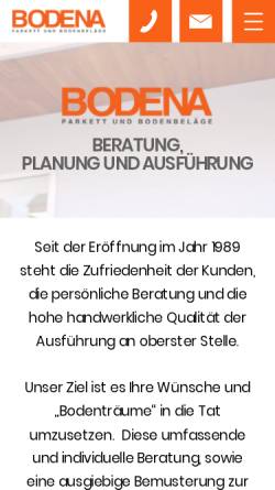 Vorschau der mobilen Webseite www.bodena.de, Bodena Arndt Meyer