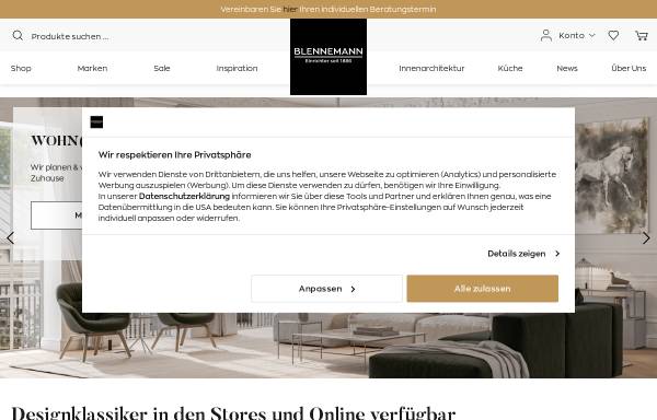 Vorschau von www.mein-einrichter.com, Gustav Blennemann GmbH & Co. KG
