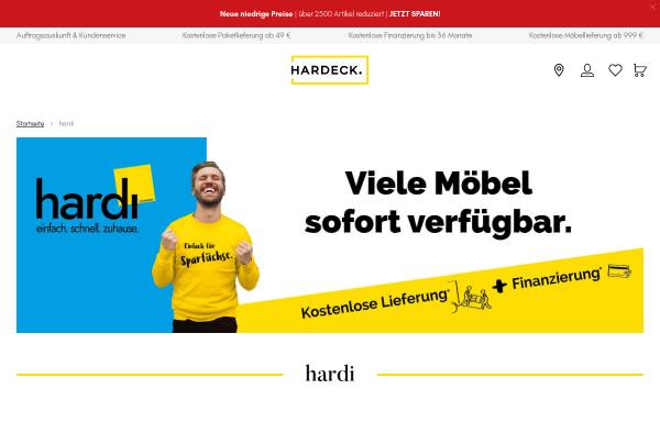 Vorschau von www.hardeck.de, Hardi Möbel