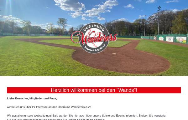 Vorschau von www.dortmund-wanderers.de, Dortmund Wanderers