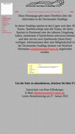 Vorschau der mobilen Webseite stadtliga-dortmund.de, Dortmunder Open und Stadtliga e.V.