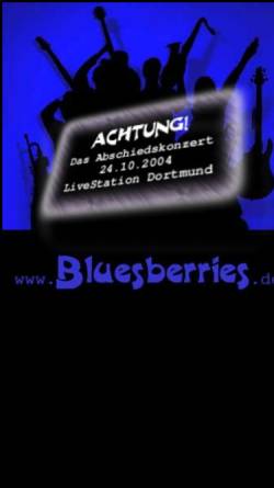 Vorschau der mobilen Webseite www.bluesberries.de, Bluesberries