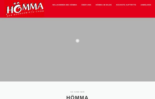 Vorschau von www.hoemma-chor.de, Hömma