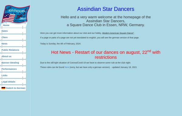 Vorschau von www.assindian-stars.de, Assindian Star Dancers e.V.
