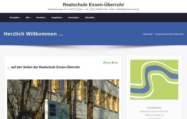 Vorschau von www.realschule-ueberruhr.de, Realschule Essen-Überruhr