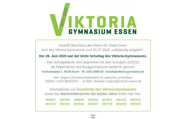 Vorschau von www.viktoriaschule-essen.de, Viktoriaschule