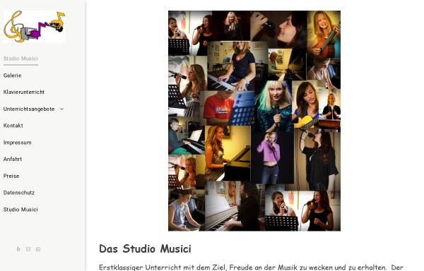 Vorschau von www.musici-essen.de, Musikschule Studio Musici