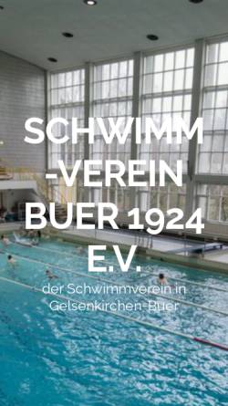 Vorschau der mobilen Webseite svbuer24.de, Schwimm-Verein Buer 1924 e. V.