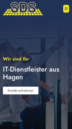 Vorschau der mobilen Webseite sds-hagen.de, SDS Software-Entwicklung und Digitale Systeme GmbH